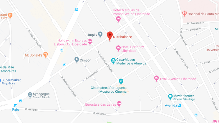 mapa clínica Lisboa